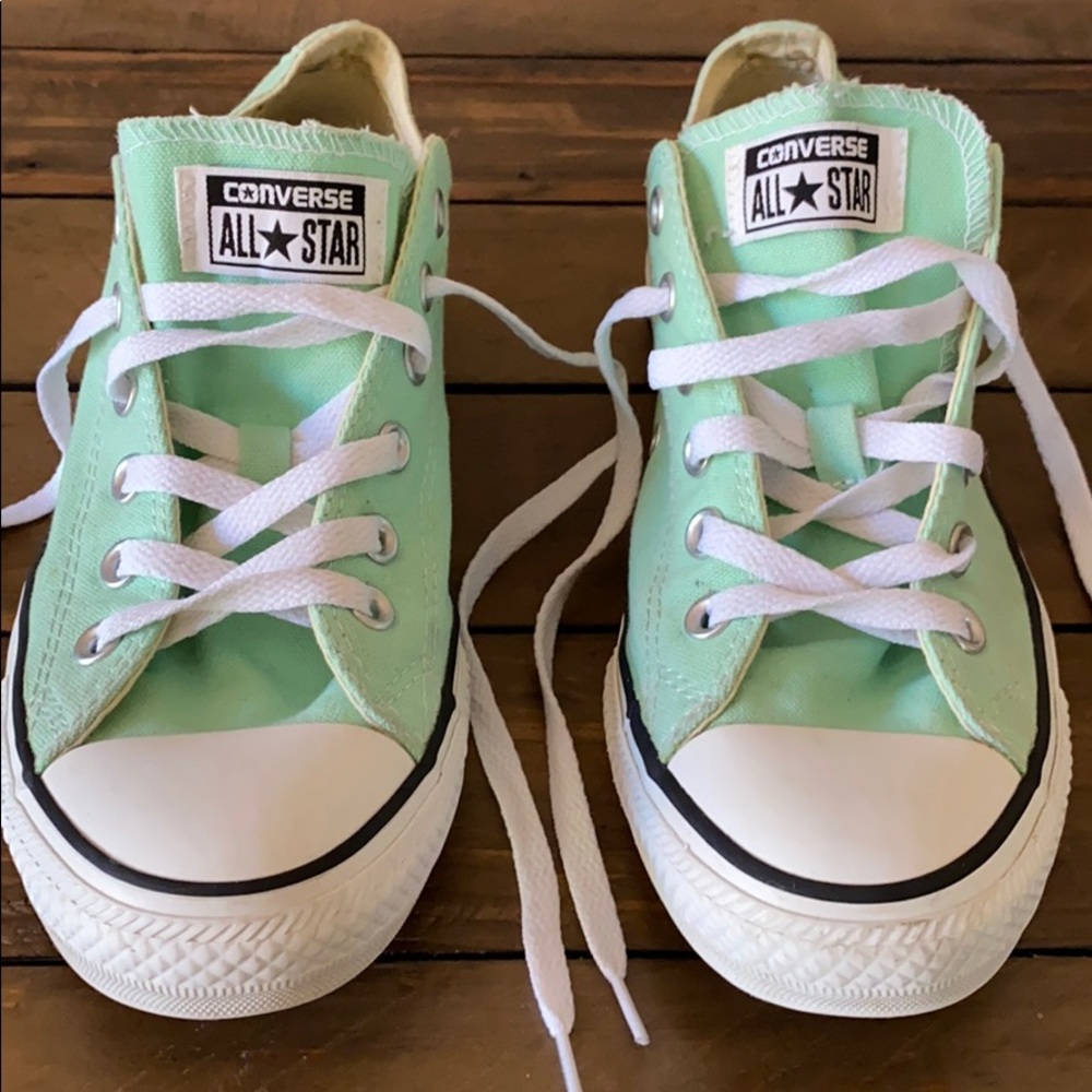 Mint green Converse All Star